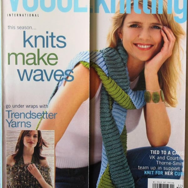 Vogue Knitting International, Spring-Summer 200... - Folksy