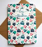 Cosy Christmas pattern- Christmas card - Image 3