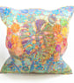 Cushions - Botanical Cushion with a Monstera Leaf and Free Machine Embroidery  - Image 4