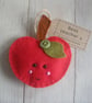 Teacher gift - apple decoration can be personalised - Image 1
