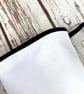 White Christmas Stockings-Holiday decoration, Custom initial. Xmas Alphabet  - Image 3