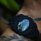 Macrame Seraphinite Bracelet Inner Peace and Healing