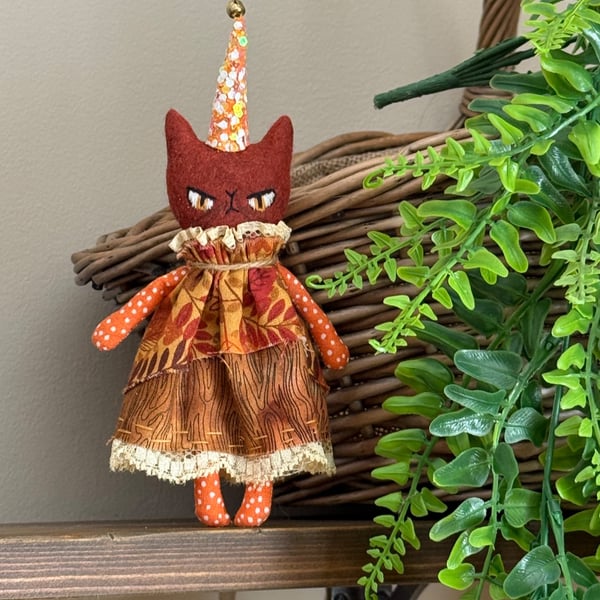 Autumn Party Cat Agatha