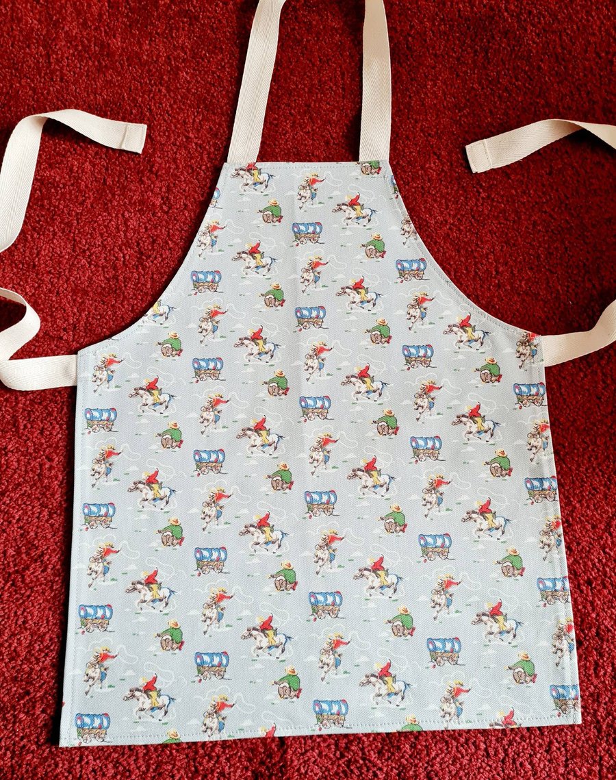 Cath Kidston Child's Apron in Cowboy fabric