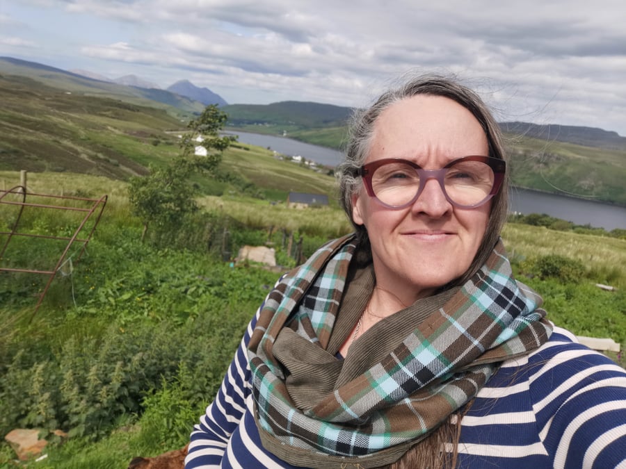 Thomson tartan infinity scarf 