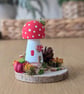Handmade Wooden Toadstool Autumn Home Decor - Image 4