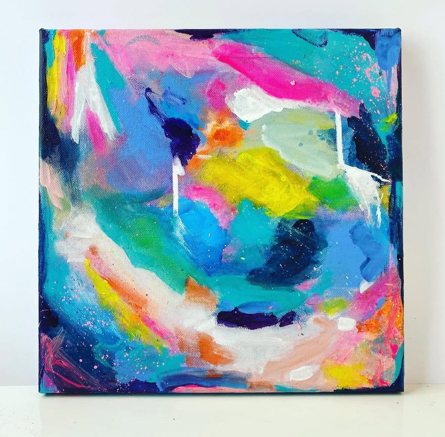 “Let’s Dance” Acrylic on Canvas. 