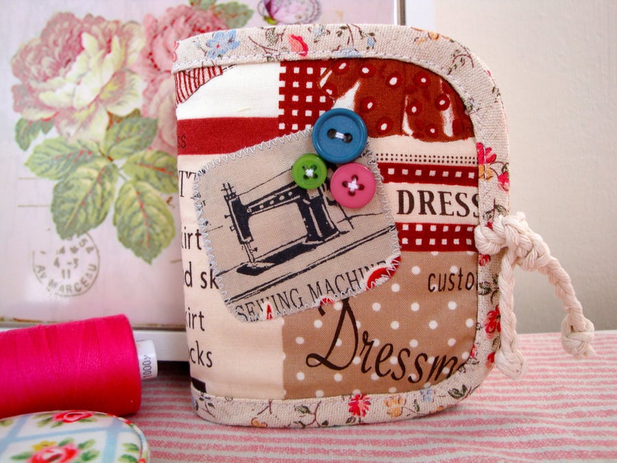 Cotton Sewing Needle case .
