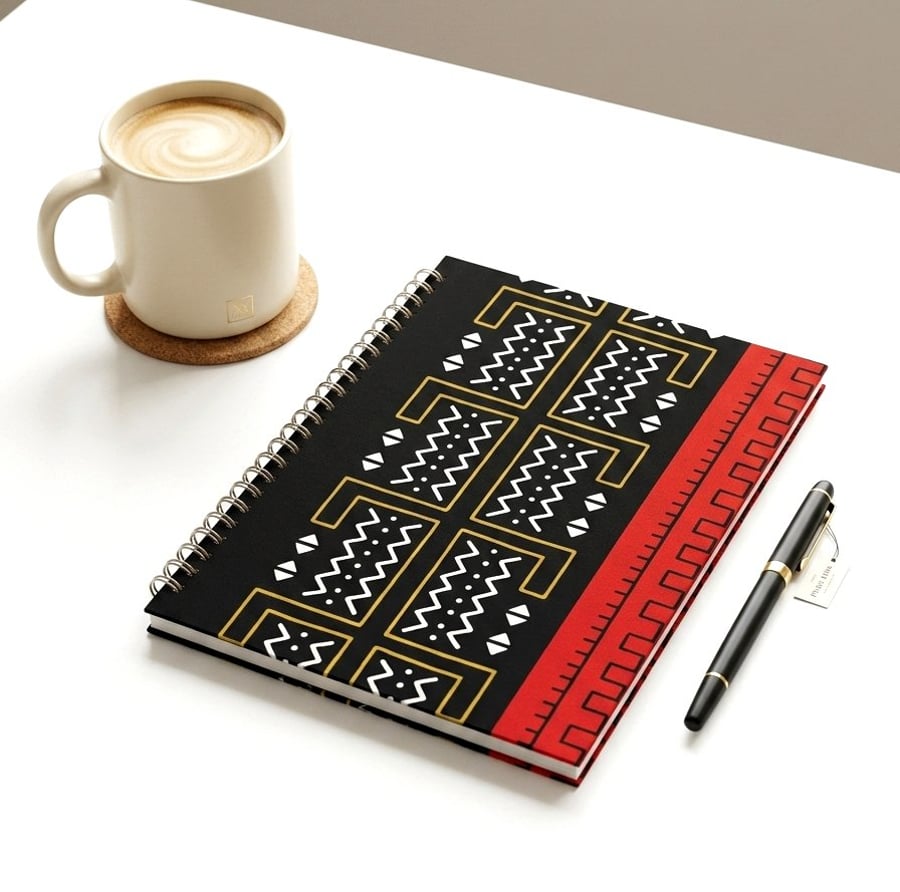 A4 Notebook- Heritage patterned 