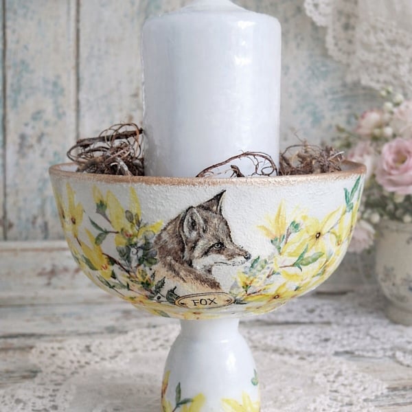 Handmade Spring Candleholder