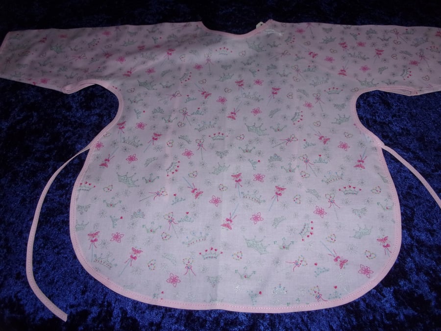 Pink Sleeved Cover Up Apron