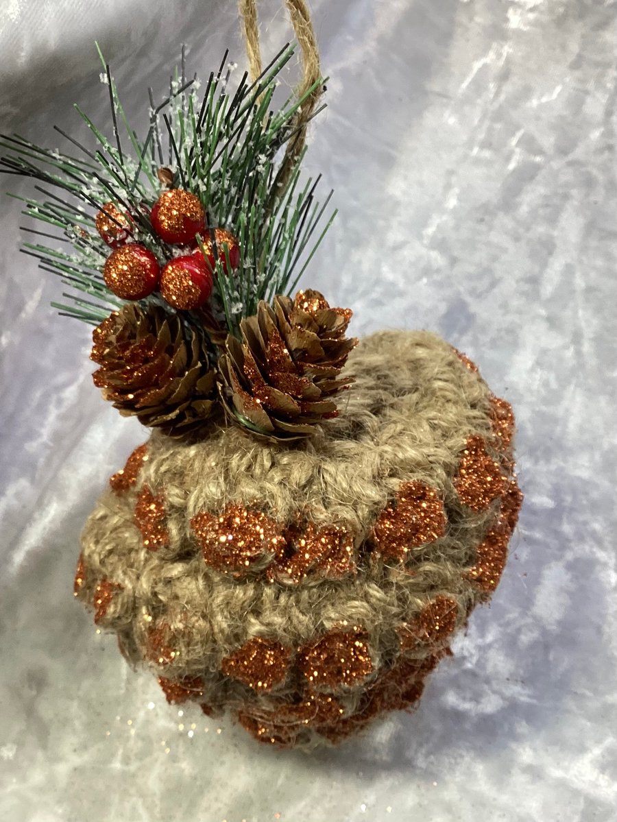 Crochet Pine Cone 