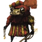 A Fancy Frog - A5 Print Portrait