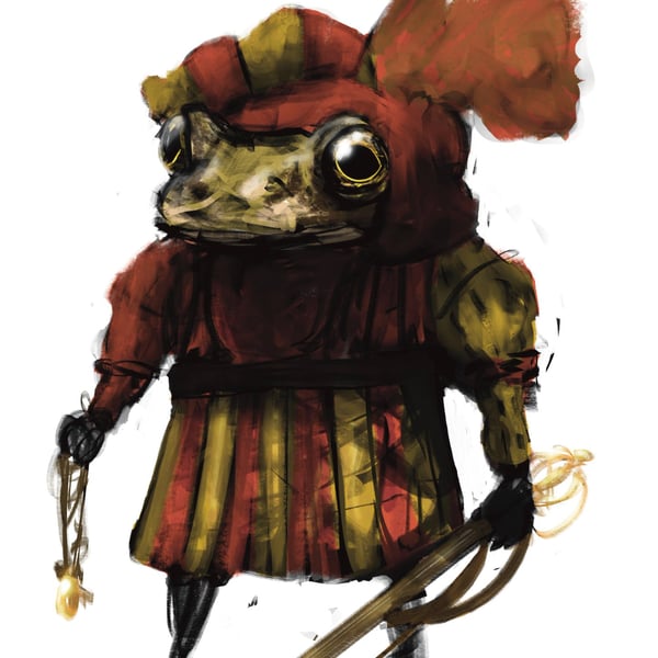 A Fancy Frog - A5 Print Portrait
