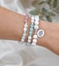 Amazonite, Howlite & Clear Quartz Bracelet - Crystal Jewellery Gift for Her - Image 3
