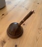 Walnut pen and holder - Image 1