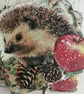 Slate Coasters Set of 2 - Decoupage Hedgehog, Kitchen, Gift Idea, Upcycled - Image 4