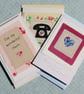 SPECIAL OFFER  three hand-stitched cards, old stock - Image 2