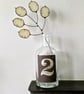 Stained Glass Flowers, Honesty Tiffany Suncatcher, Glass Flower Seeds on Stem - Image 2