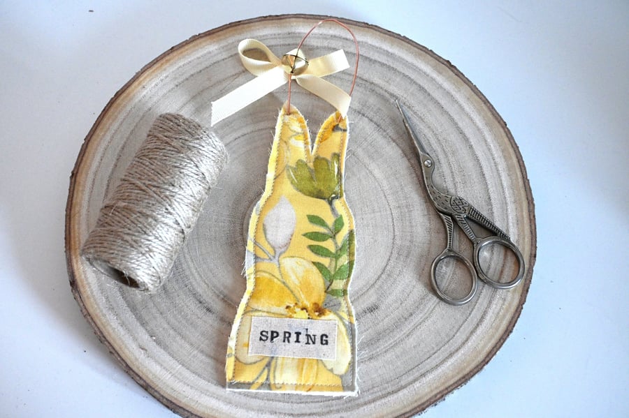 spring bunny shaped hanger