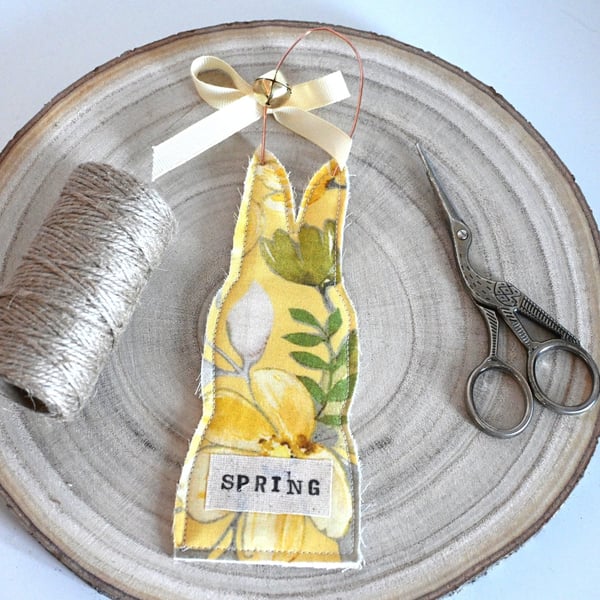 spring bunny shaped hanger