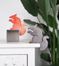 Grey squirrel door topper, forest theme home decor, decoration for door frame. - Image 7