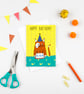 Birthday cat greetings card - Image 1
