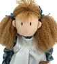 Emma 14 Inch Handmade Rag Doll with Teddy Bear Pocket Friend  - Image 3