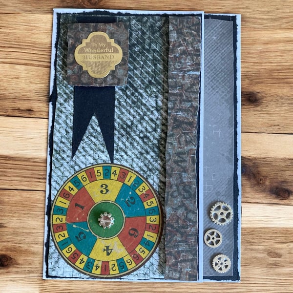 Vintage Meets Retro Gaming Card for A Wonderful Husband 