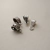 4  Mixed Tibetan Silver Pendant Bails