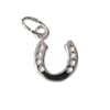 Sterling Silver Horse Shoe Pendent Hallmarked on Jump Ring
