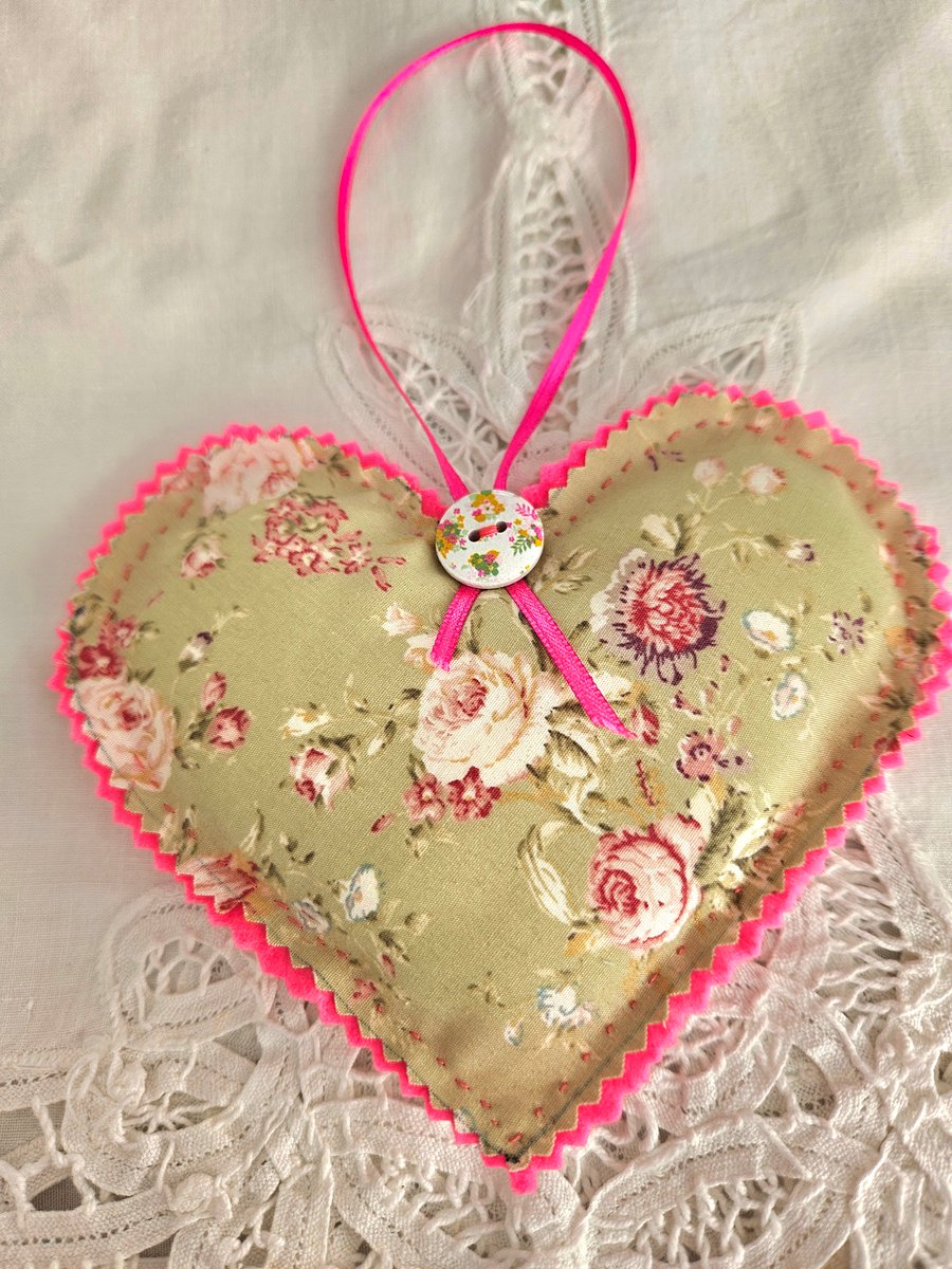 Pretty lavender filled heart