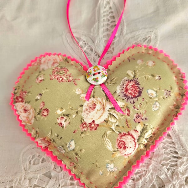 Pretty lavender filled heart