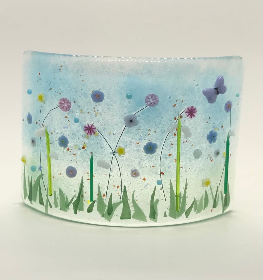 Fused Glass Flowers curve
