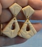 Geometric Cut-Out Statement Earrings - Image 8