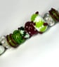 Handmade Christmas lamp work glass beads - Image 5