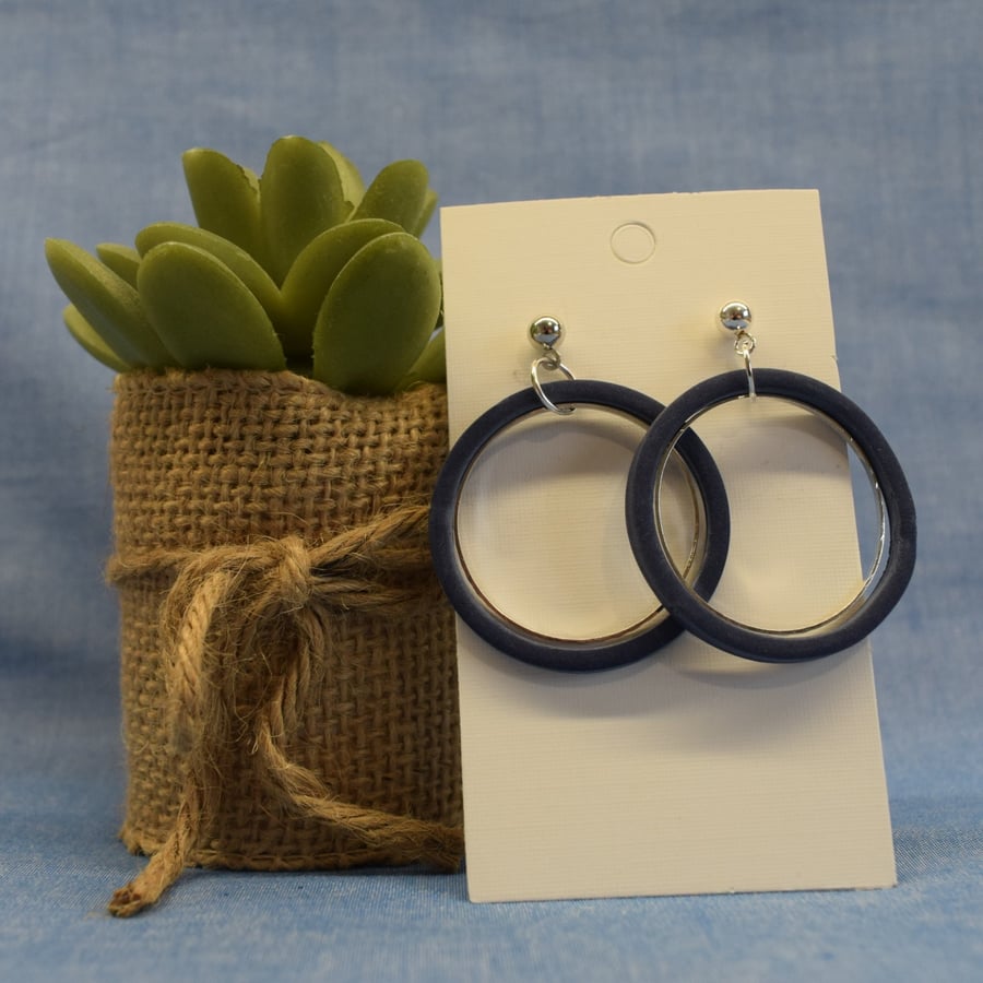 Circle Statement Earrings