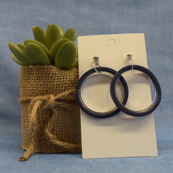 Circle Statement Earrings