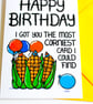 Happy Birthday I Got You The Most Corniest Card I Could Find Birthday Card - Image 3