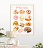 British Cakes Art Print  - Image 4