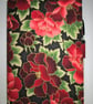 A5 Red Paeony Reusable Notebook Cover - Image 1