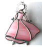 Princess Suncatcher Stained Glass Cinderella Dancer Pink 012 - Image 5