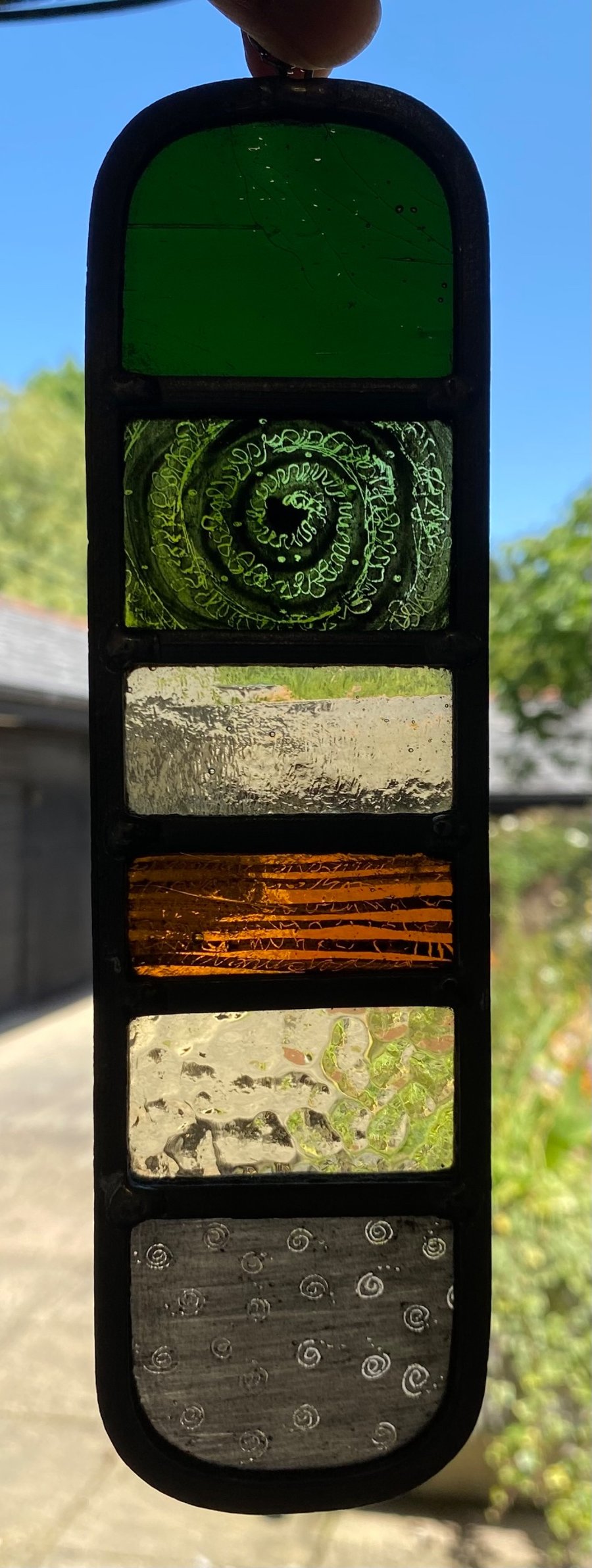 Green ladder light catcher
