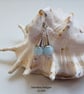 Quality Aquamarine & Morganite Sterling Silver Earrings - Image 1