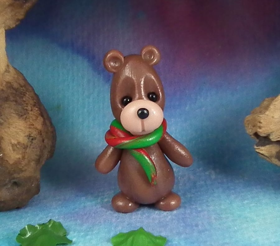 Tiny Bear OOAK Sculpt by Ann Galvin