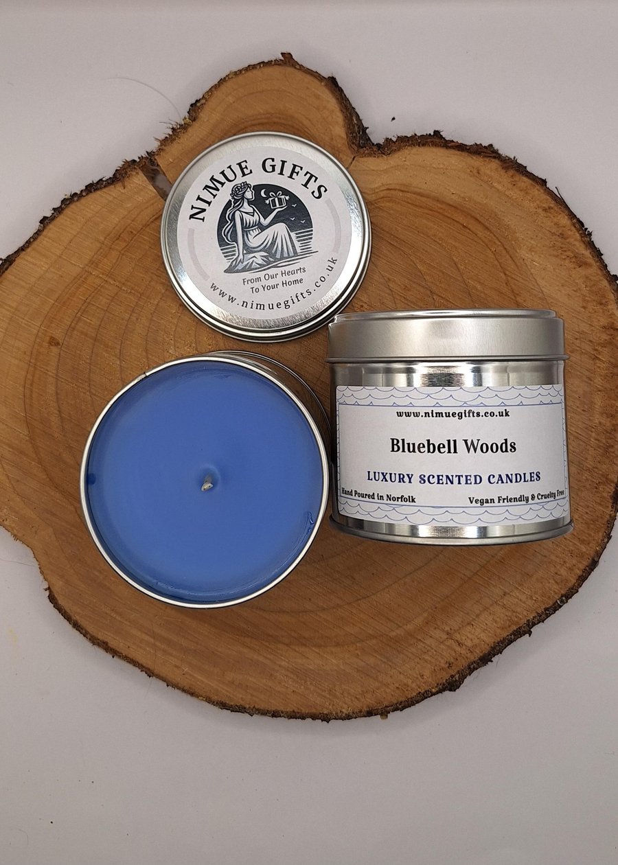 Bluebell Woods Scented Candle In A Tin