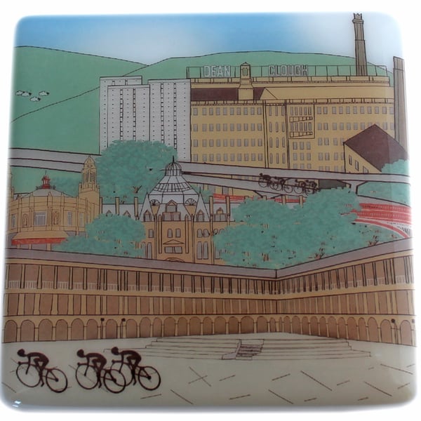 Halifax Tour de Yorkshire cyclist coaster