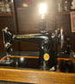 Vintage 1930s Singer Sewing Machine - Up-Cycled to a vintage table lamp.