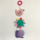 Garden Friends Wall Hanging for Nursery Child’s Room