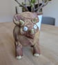 Ceramic triceratops